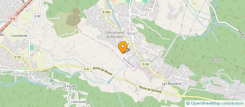 localisation de l'entreprise KALAUMA  GARDANNE