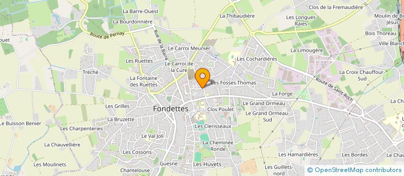 localisation de l'entreprise KALAUXI à FONDETTES