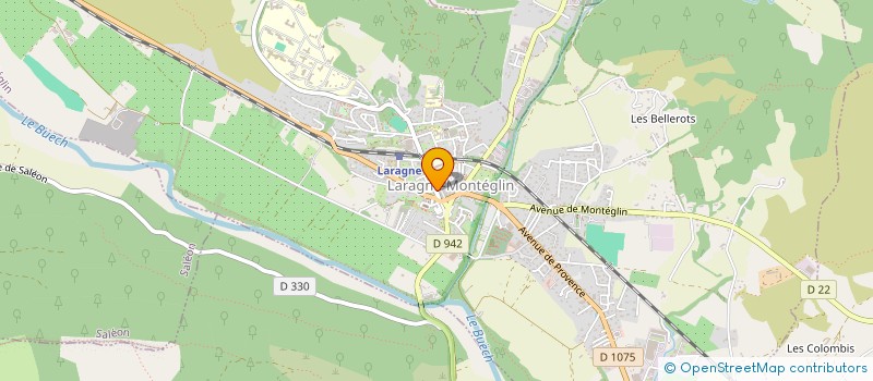 localisation de l'entreprise KALAYA à LARAGNE-MONTEGLIN