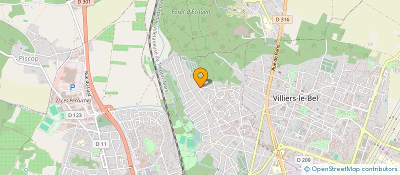 localisation de l'entreprise KALCAN  SARCELLES