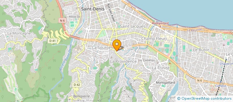 localisation de l'entreprise KALCIUM à SAINT-DENIS