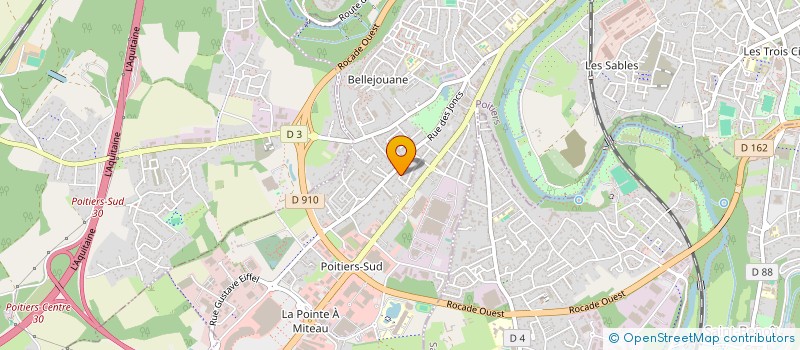 localisation de l'entreprise KALDEA 86 à POITIERS