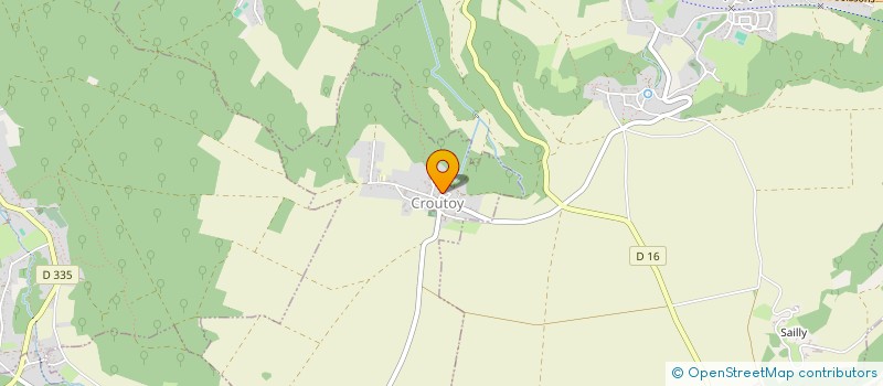 localisation de l'entreprise KALECLO  CROUTOY