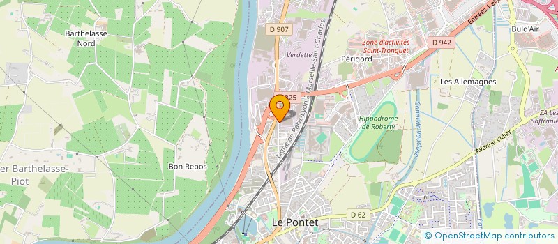 localisation de l'entreprise KALEDIS à LE PONTET
