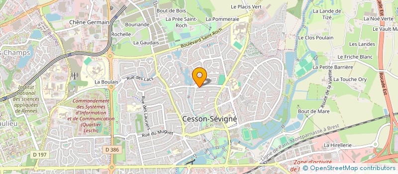 localisation de l'entreprise KALEI SOLUTIONS à CESSON-SEVIGNE