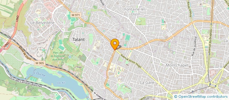 localisation de l'entreprise KALEIDOBOX  TALANT