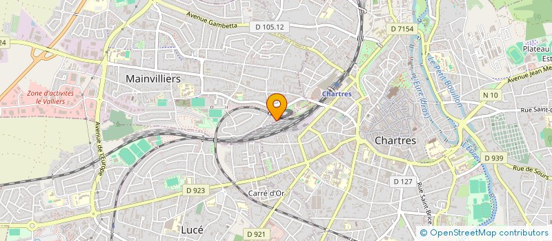localisation de l'entreprise KALEIDOS ARTS à MAINVILLIERS