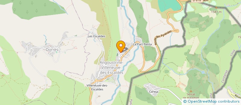 localisation de l'entreprise KALEIDOSCOPE  ANGOUSTRINE-VILLENEUVE-DES-ESCALDES