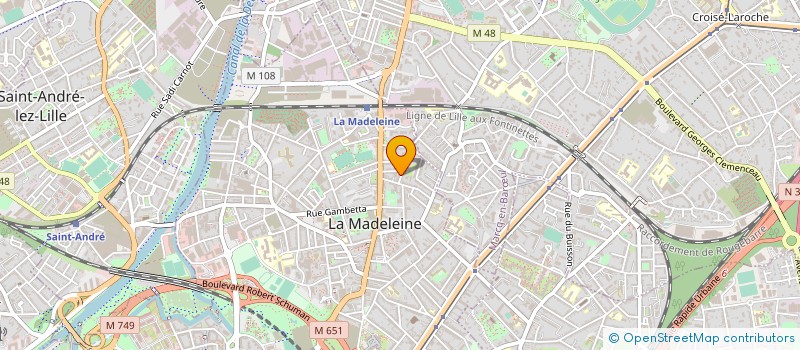 localisation de l'entreprise KALEIDOSKOP à LA MADELEINE