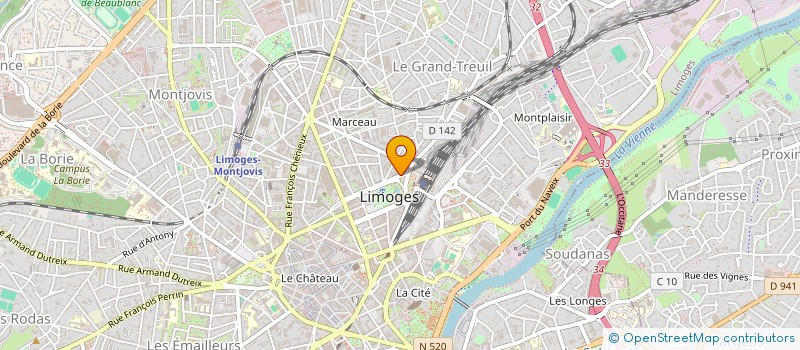 localisation de l'entreprise KALEIS - CHOEUR DE JEUNES EN LIMOUSIN à LIMOGES