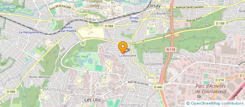 localisation de l'entreprise KALELIO CONSEIL à ORSAY