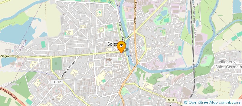localisation de l'entreprise KALEM IMMO à SOISSONS