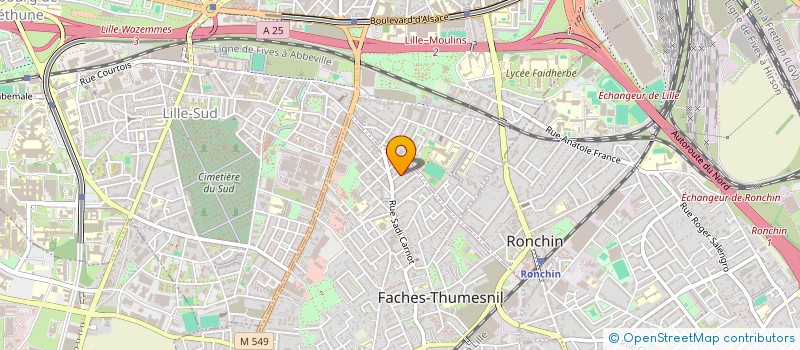 localisation de l'entreprise KALEOS ET SA BANDE !  FACHES-THUMESNIL