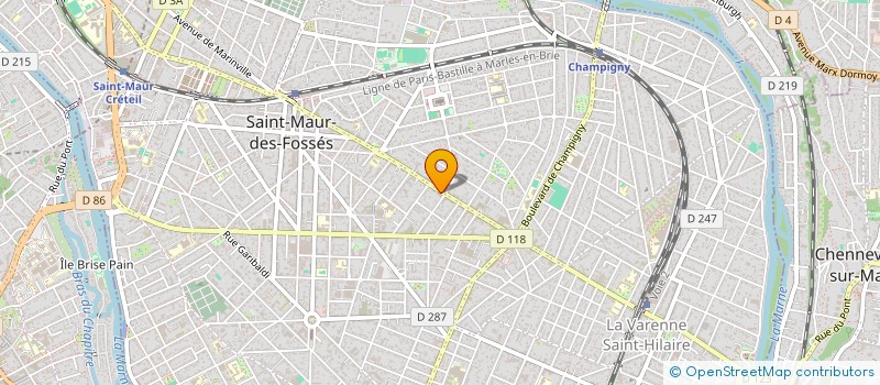 localisation de l'entreprise KALES IMMO à SAINT-MAUR-DES-FOSSES