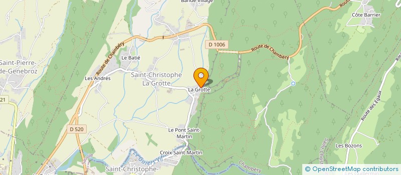 localisation de l'entreprise KALESIA à SAINT-CHRISTOPHE