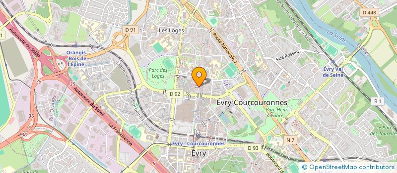 localisation de l'entreprise KALESOL  EVRY-COURCOURONNES