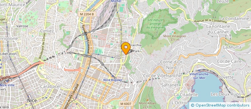 localisation de l'entreprise KALFOUNS ET AIDDIA à NICE