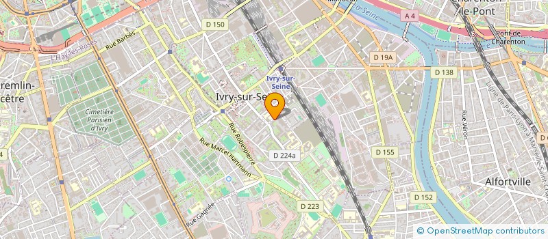 localisation de l'entreprise KALHYGE  IVRY-SUR-SEINE