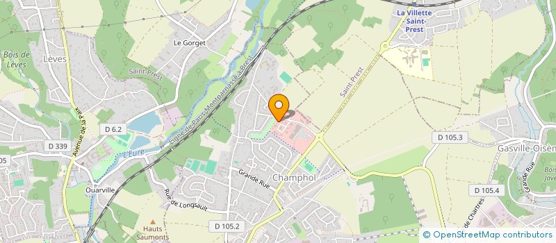 localisation de l'entreprise KALI à CHAMPHOL