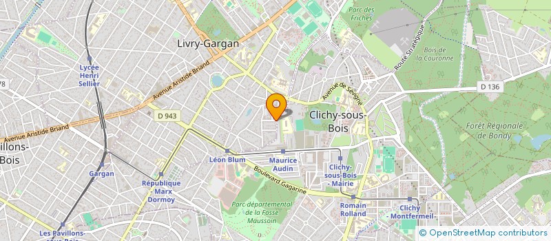 localisation de l'entreprise KALI à LIVRY-GARGAN
