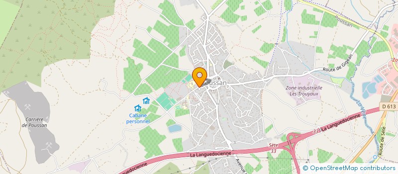 localisation de l'entreprise KALI  POUSSAN