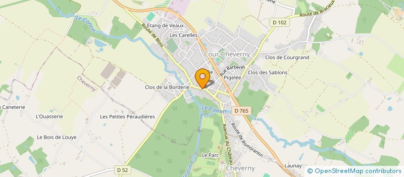 localisation de l'entreprise KALI  COUR-CHEVERNY