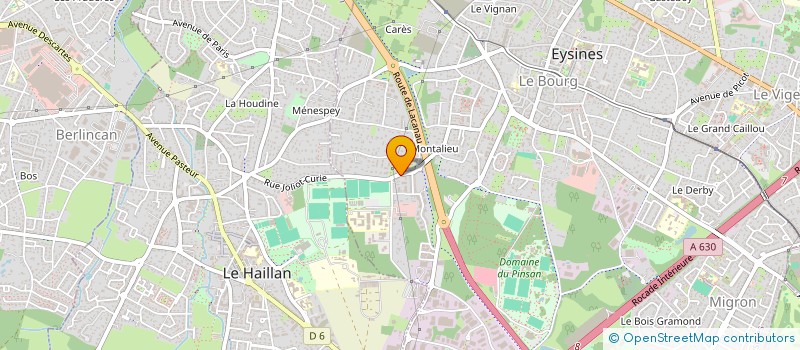 localisation de l'entreprise KALI AUTO  EYSINES