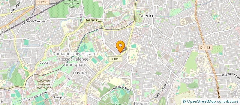 localisation de l'entreprise KALI CONCEPT  TALENCE