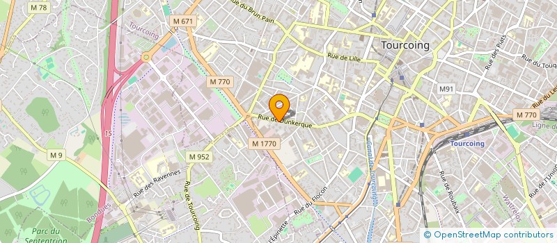 localisation de l'entreprise KALI DEVELOPPEMENT  TOURCOING