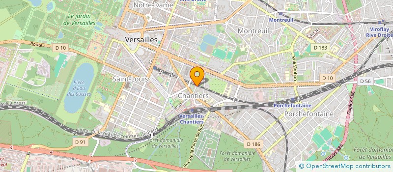 localisation de l'entreprise KALI HOME à VERSAILLES