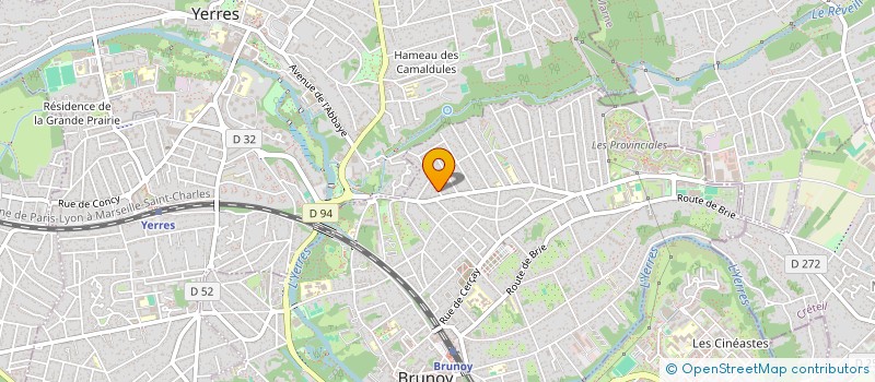 localisation de l'entreprise KALI INVEST  BRUNOY