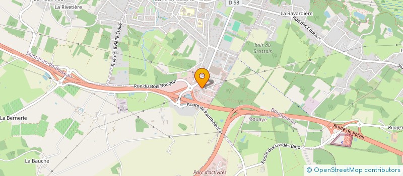 localisation de l'entreprise KALI PNEUS CENTER  LA MONTAGNE