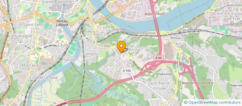 localisation de l'entreprise KALI64 à BAYONNE