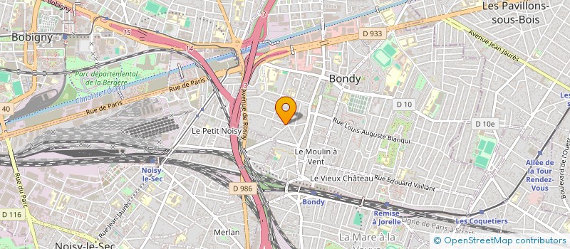 localisation de l'entreprise KALIA à BONDY
