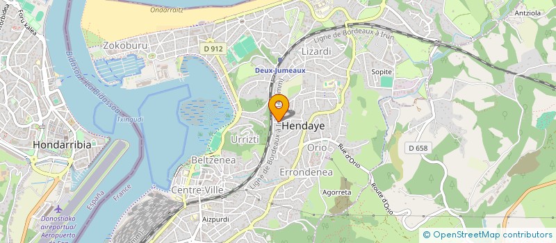 localisation de l'entreprise KALIA FORM à HENDAYE