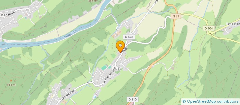 localisation de l'entreprise KALIA GESTION à BUSY