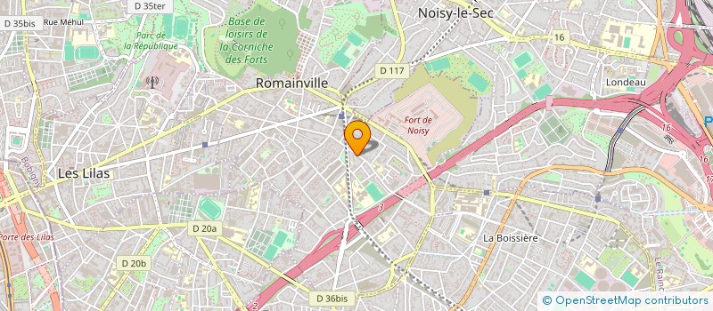 localisation de l'entreprise KALIA PMU à ROMAINVILLE