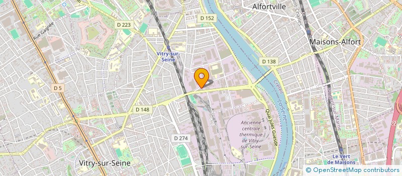 localisation de l'entreprise KALIA SARL à VITRY-SUR-SEINE