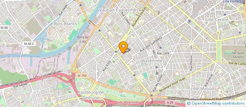localisation de l'entreprise KALIACOM à LILLE