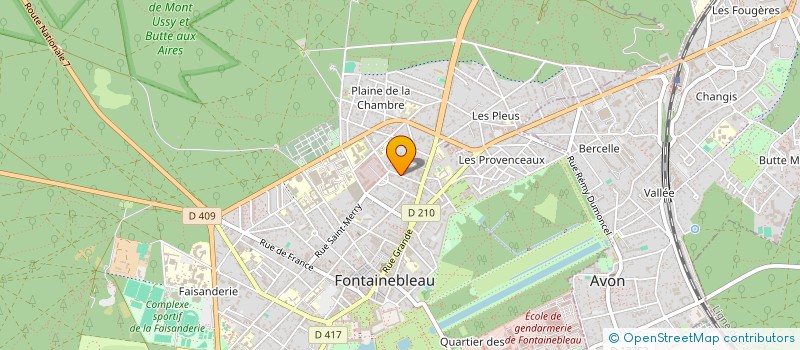 localisation de l'entreprise KALIACT JEZEQUEL SIRI ET ASSOCIES à FONTAINEBLEAU