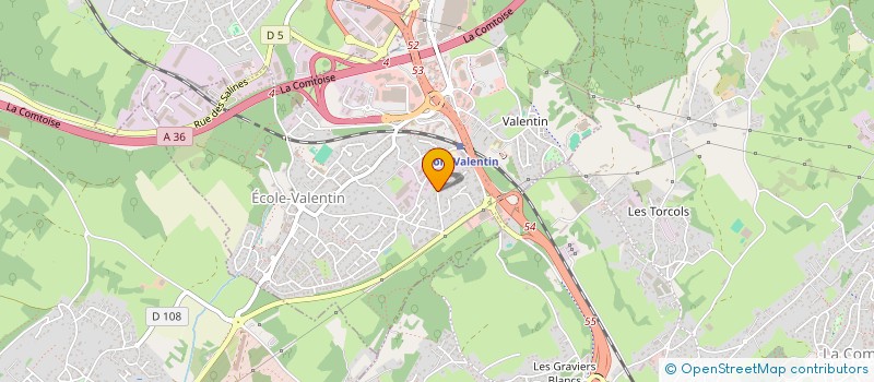 localisation de l'entreprise KALIAJ  ECOLE-VALENTIN