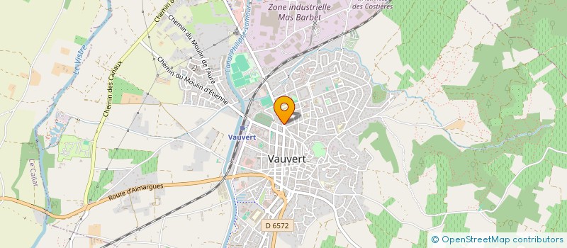 localisation de l'entreprise KALIAN ART & SENS  VAUVERT