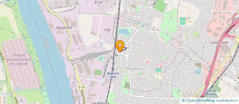 localisation de l'entreprise KALIASSURANCES  BASSENS