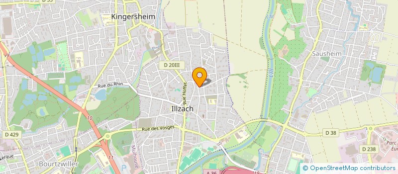 localisation de l'entreprise KALIBERIX  ILLZACH