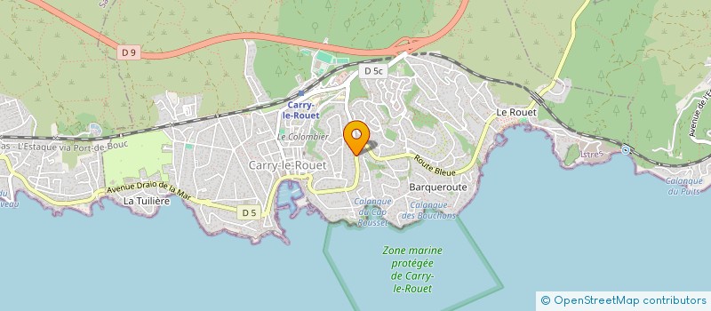 localisation de l'entreprise KALICA  CARRY-LE-ROUET