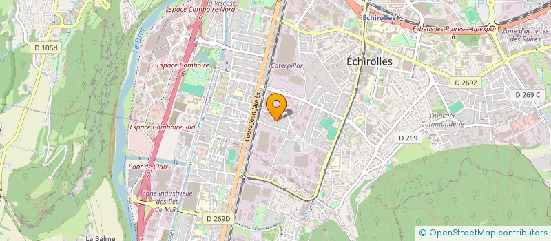 localisation de l'entreprise KALICE à GRENOBLE