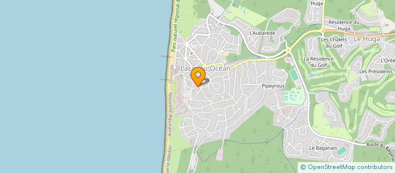 localisation de l'entreprise KALICOBA  LACANAU