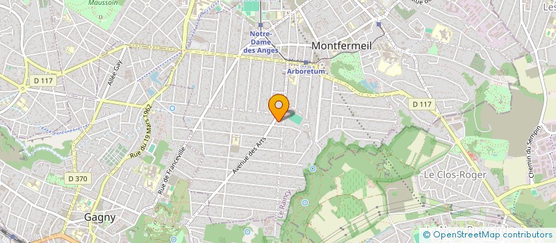 localisation de l'entreprise KALIDIST à MONTFERMEIL