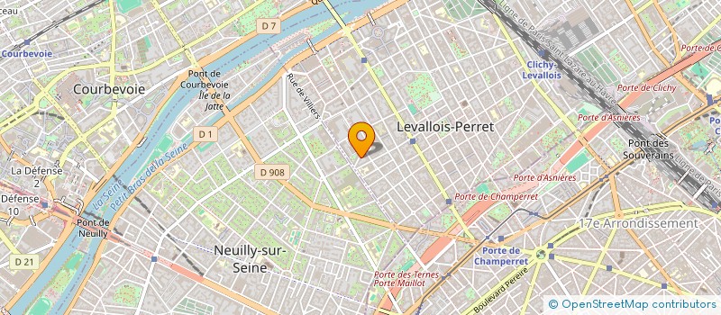 localisation de l'entreprise KALIE CLEAN à LEVALLOIS-PERRET