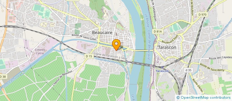 localisation de l'entreprise KALIFE EVENT  BEAUCAIRE